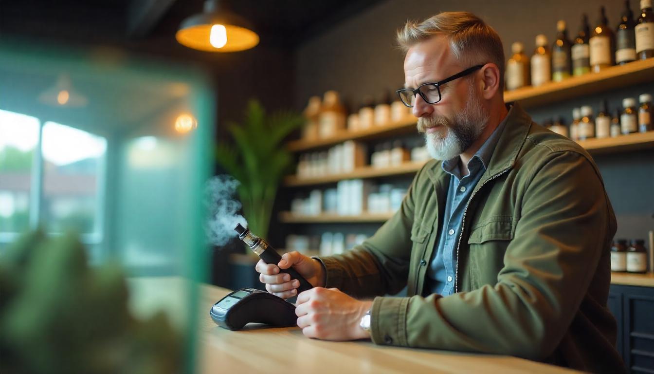 Cannabis Store Cashless ATM Checkout